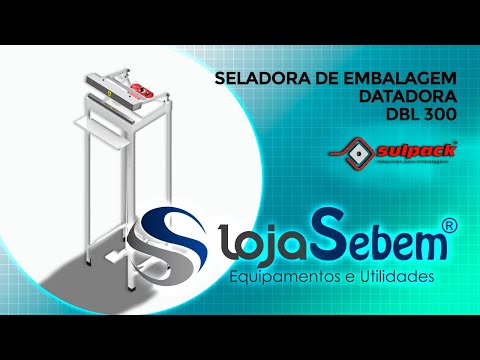 Seladora de Embalagens Datadora DBL 300 Sulpack