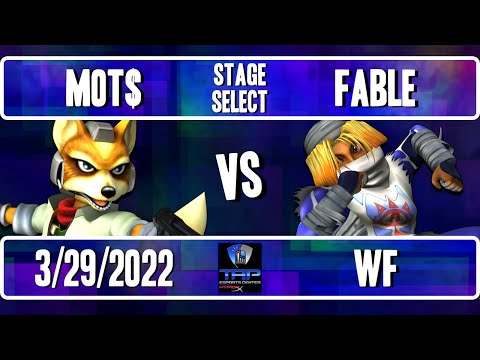 Stage Select 22: Mot$ (Fox) Vs. Fable (Sheik) - WF