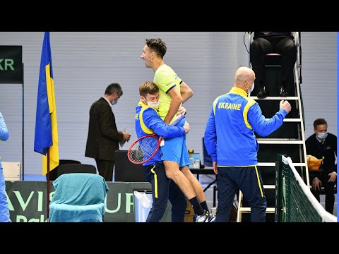 Davis Cup Tie Ukraine VS Israel | Highlights