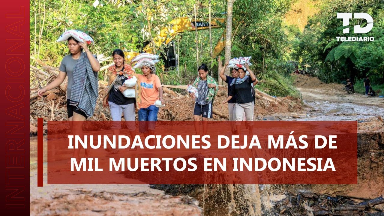 Suman más de 700 muertos por inundaciones y derrumbes en Indonesia