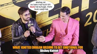 What Ignited Emraan Hashmi To Stand Emotionally For Akshay Kumar When Media Corned Him At Selfiee L.