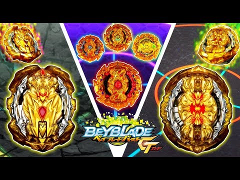GOLD TURBO HYPERFLUX! PRIME APOCALYPSE + REGALIA GENESIS + TACT LONGINUS COMBOS BEYBLADE BURST GT