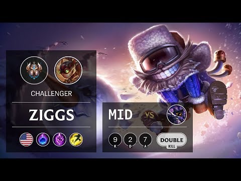 Ziggs Mid vs Veigar - NA Challenger Patch 9.13