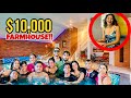 INDOOR POOL PARTY AT LUXURIOUS FARMHOUSE