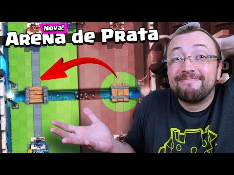 JOGUEI NA NOVA ARENA DE PRATA DO CLASH ROYALE
