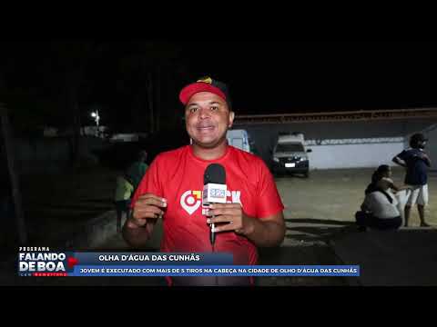 JOVEM É EXECUTADO COM MAIS DE 5 TIROS NA CABEÇA NA CIDADE DE OLHO D'ÁGUA DAS CUNHÃS