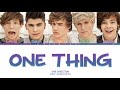 One Direction - One Thing Lyrics (Color Coded Lyrics)