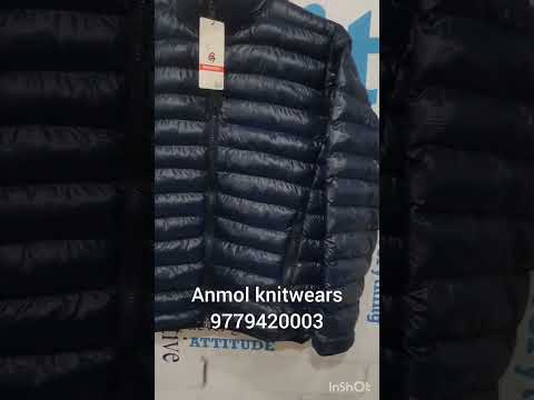 Naylon blue men's designer jackets