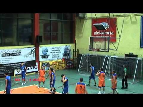 OZKosz Cz-wa Liga Okręgowa 2011/2012 07.03.12 CTC AZS Politechnika Cz-wa - OSiR K-ck 1 kwarta