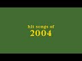 Hit Songs Of 2004 Spotify Playlist