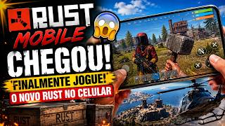 RUST MOBILE CHEGOU! 😱 Finalmente Joguei o Novo Rust no Celular