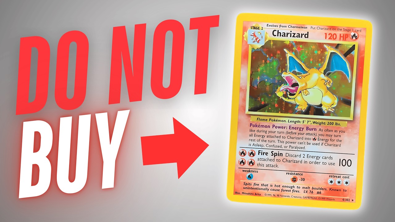 Why You Shouldn't Buy the Base Set Charizard