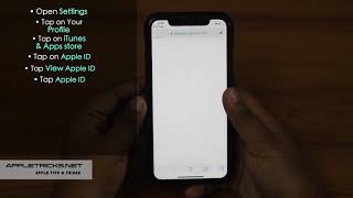 Delete Apple ID from iPhone XR