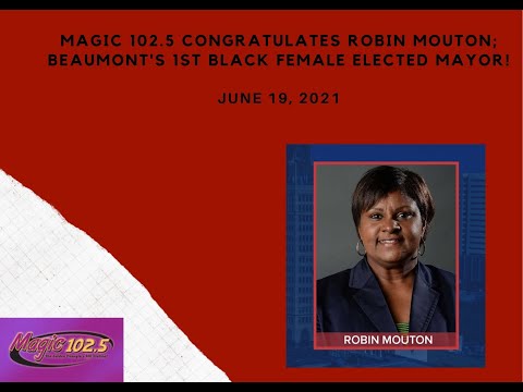 Congratulations Mayor-Elect Robin Mouton