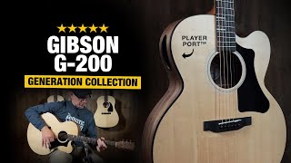 Video thumbnail for Gibson G-200 - New 2021 Generation Collection Review! by Acoustic Letter