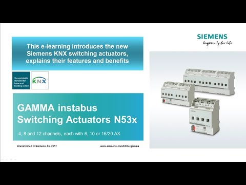 Siemens - new KNX switching actuators