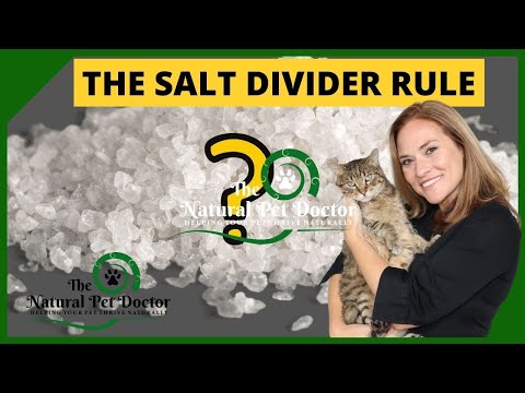 How To Read Pet Food Labels - What is the Salt Divider Rule with Dr. Katie - The Natural Pet Doctor