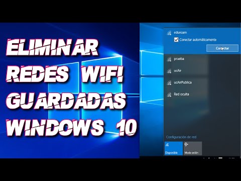 borrar redes wifi EN WINDOWS 10 2022
