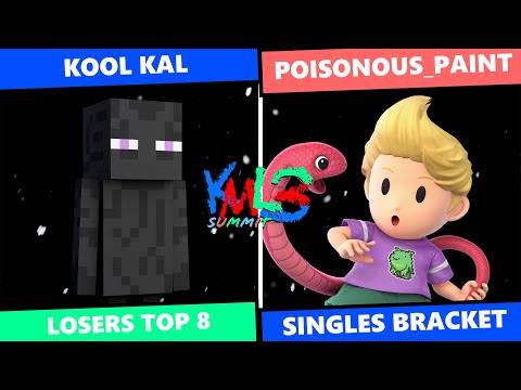 KML Summit 3: Losers Top 8 - Kool Kal (Steve) Vs Poisonous_paint (Lucas) SSBU Singles