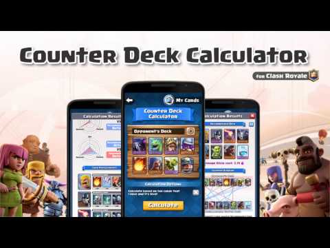 Counter Deck Calculator for CR Video