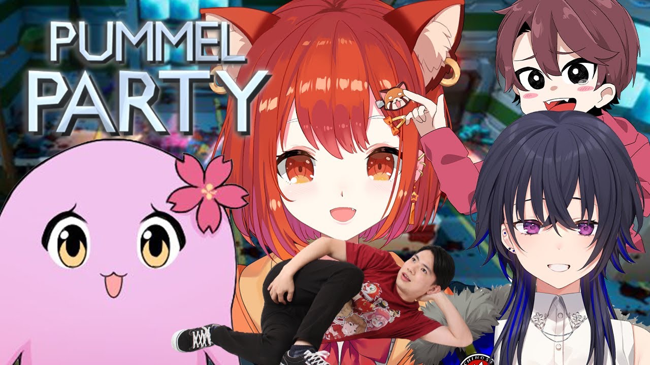 【 Pummel Party 】〇しあい【ラトナ・プティ/一ノ瀬うるは/れんじろう/ととみ/SqLA/にじさんじ】