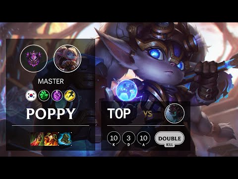 Poppy Top vs Maokai - KR Master Patch 10.16