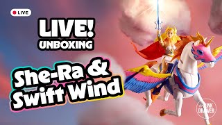 Unboxing Masters of the Universe Origins She-Ra and Swift Wind 2-Pack LIVE!!