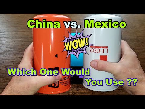 Fram Oil Filter PH373 vs. Fleetguard Oil Filter LF692 / Chevy Van