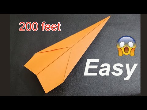 How To Make EASY Paper Airplanes that FLY FAR and FAST