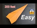 How To Make EASY Paper Airplanes That FLY FAR And FAST