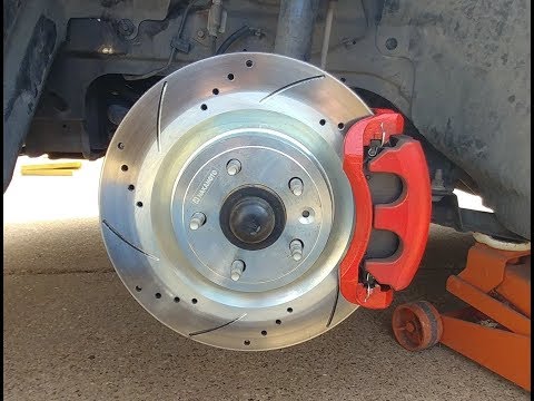 Budget Front Brake Upgrade for 2005-2009 Mustang V6 / V8 using 2011-2014 Mustang GT parts
