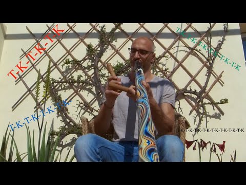 Suonare T-K-T-K con il didgeridoo (quarti, ottavi, sedicesimi, trentaduesimi e...super velocità)