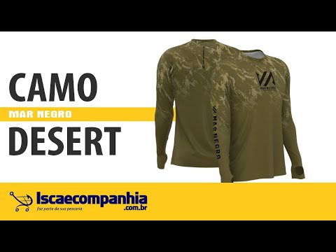Vídeo Camiseta Mar Negro Premium Flex 30201 - Camo Desert