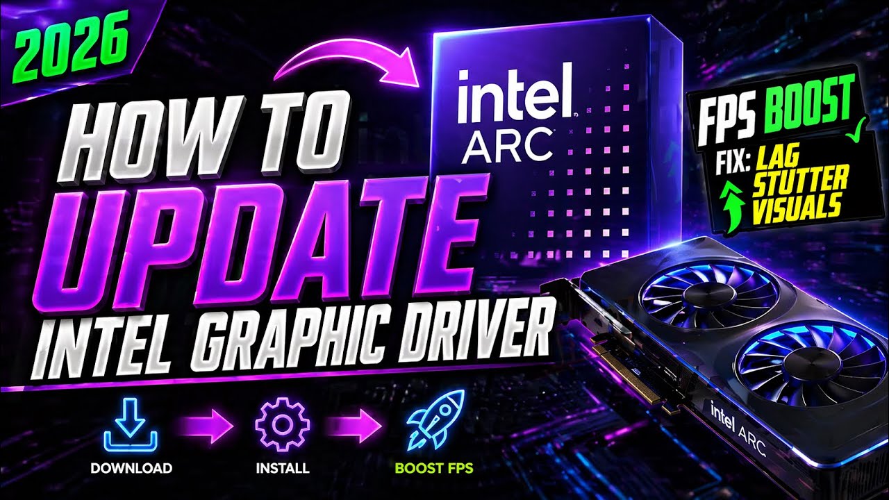 How to Update Intel GPU Drivers for Max Performance (2026 Guide)❗️Intel Arc Drivers Update