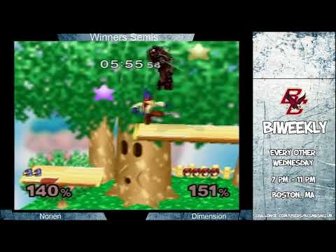 BC Biweekly 39 - Winners Semis: Norien (Falco) vs Dimension (Marth)