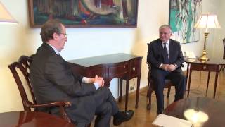 The newly appointed Ambassador of the Kingdom of Belgium presented the copies of credentials to the Minister of Foreign Affairs