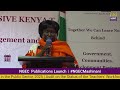 Launch of NGEC Publications