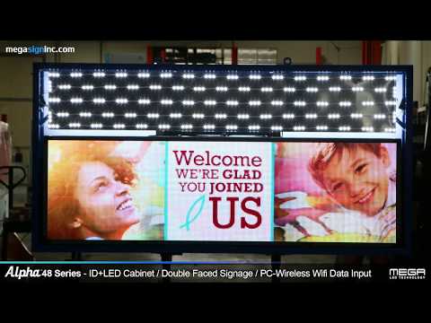 Alpha 48 LED Sign Demo: Outdoor Digital Display and Lightbox for Every Application [Buying Guide]
