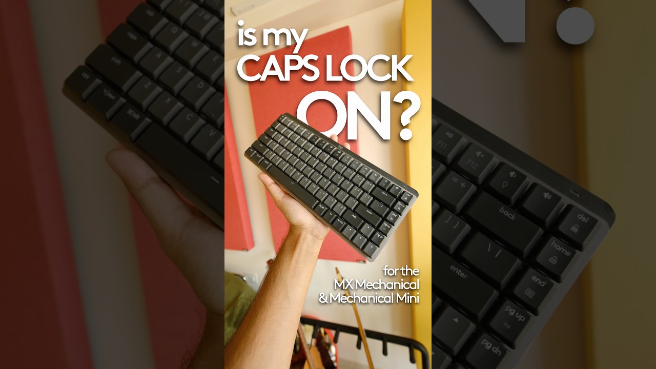 How to check if your CAPS LOCK is enabled on the MX Mechanical & Mechanical Mini.
