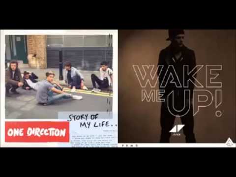 Story Of My Life - Wake Me Up -- One Direction and Avicii. (Mashup)