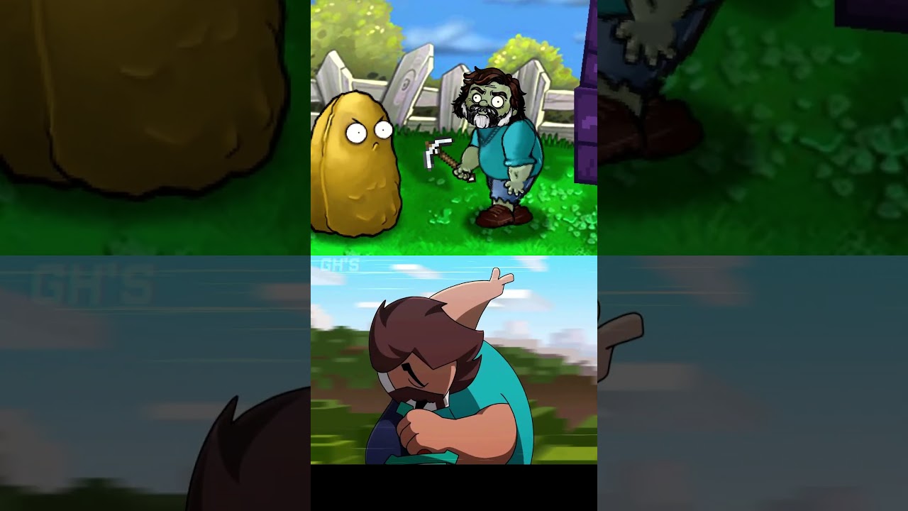 Steve Zombie is a year already? w/ @GH.S  #pvz #plantsvszombies