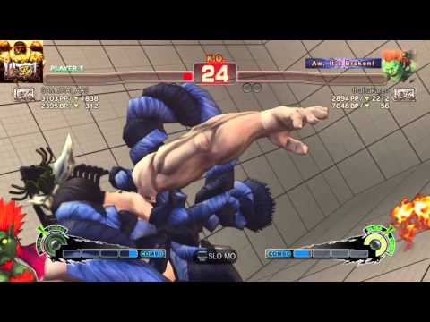 USFIV: HOW-SAMURAI_AAS (E. Honda) vs Blanka