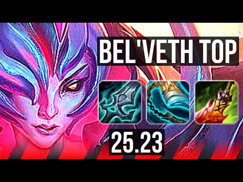 BEL'VETH vs ZAAHEN (TOP) | 10/1/6, Legendary | KR Master | 25.23