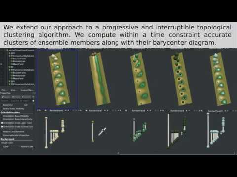 Progressive Wasserstein Barycenters of Persistence Diagrams - Fast Forward Video