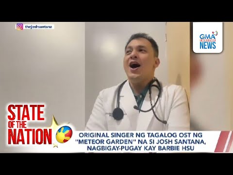Original singer ng Tagalog OST ng "Meteor Garden" na si Josh Santana, nagbigay-pugay... | SONA