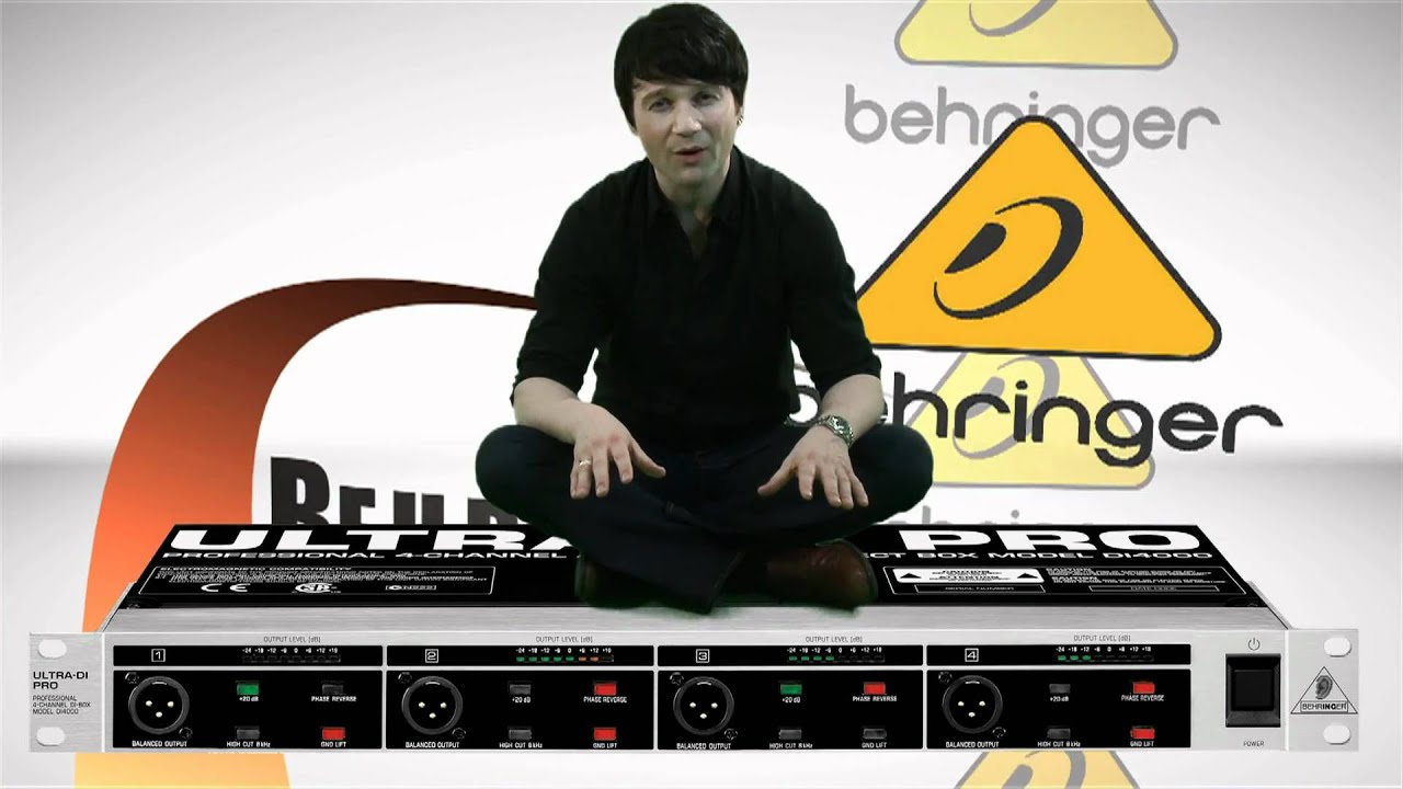 BEHRINGER DI-4000 สำหรับงานในสตูดิโอและงานคอนเสิร์ต | AT Prosound