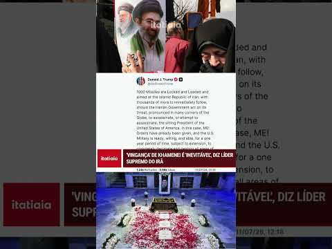 LÍDER SUPREMO DO IRÃ PROMETE VINGANÇA 'INEVITÁVEL' PELA MORTE DE SEU PAI ALI KHAMENI