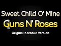 Sweet Child O Mine Guns N Roses Karaoke Songs With Lyrics Original Key