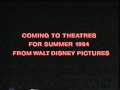 Opening To The Fox And The Hound 1994 VHS