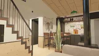 24x32 Modern Cabin House